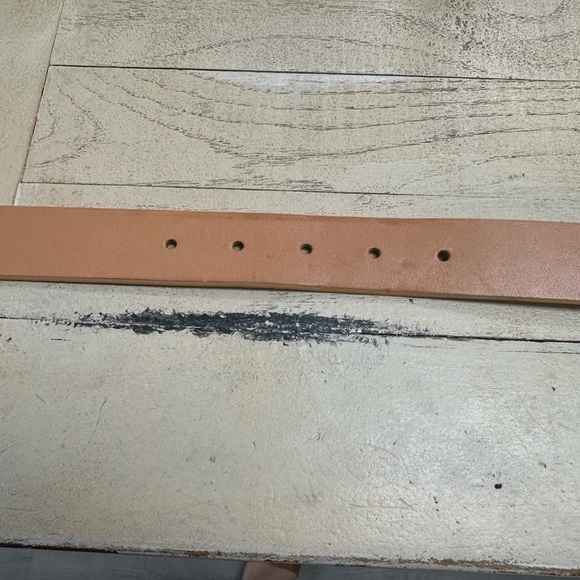 GAP Leather Belt with Bamboo Buckle - Size Small - Picture 4 of 9
